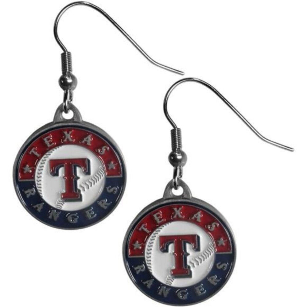NEW Texas Rangers 2023 World Series Womens Female MLB Dangle Earrings
